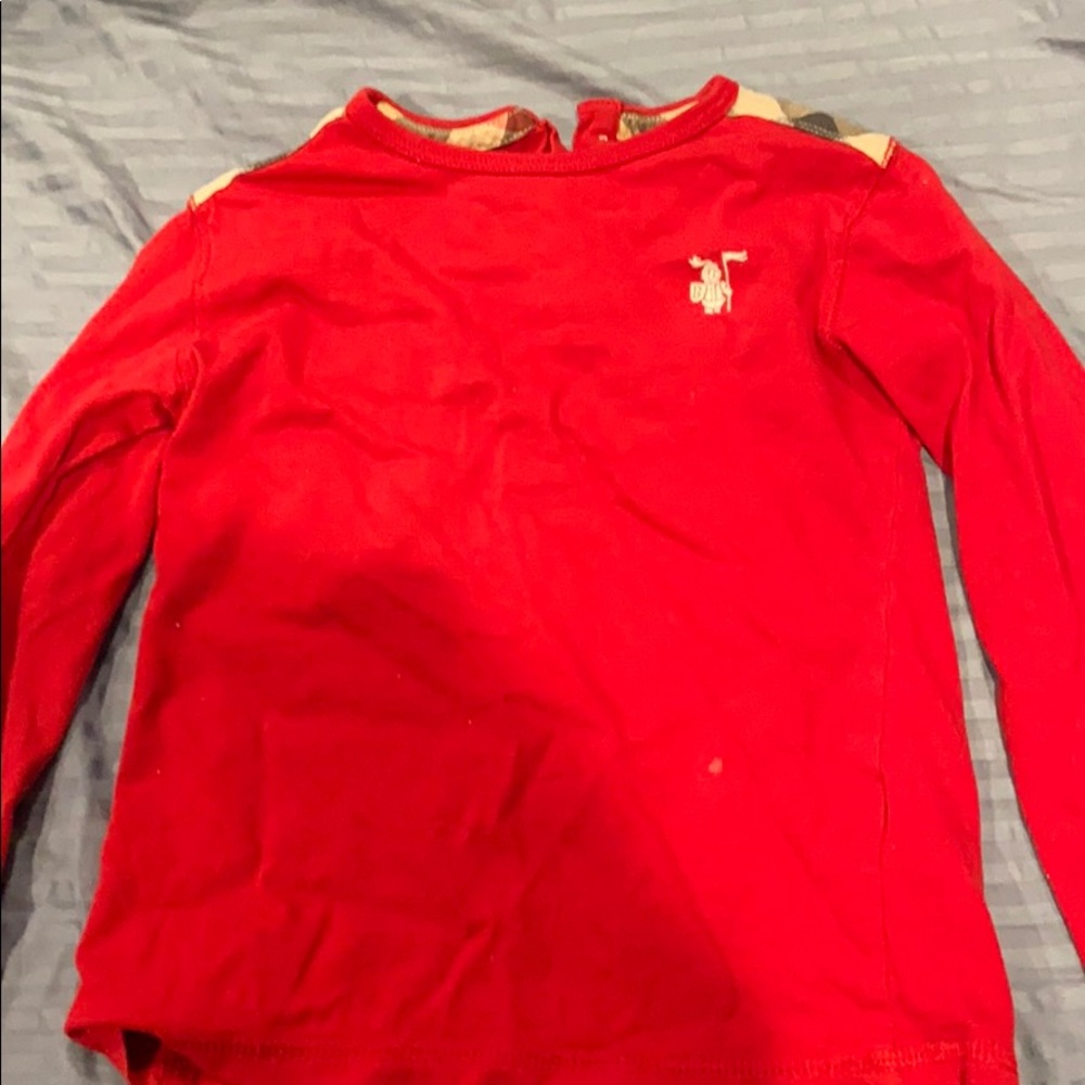 boy 3Y red Burberry